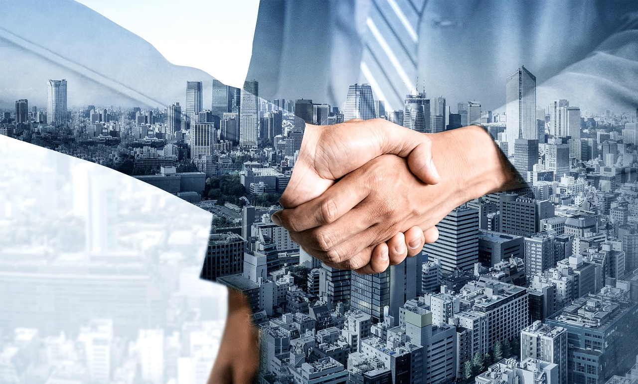 Stock photo: corporate merger meeting