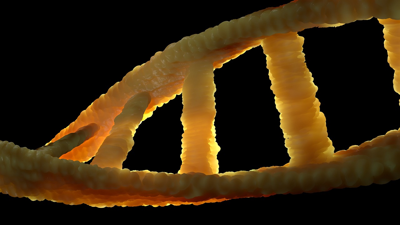 Stock photo: dna strand