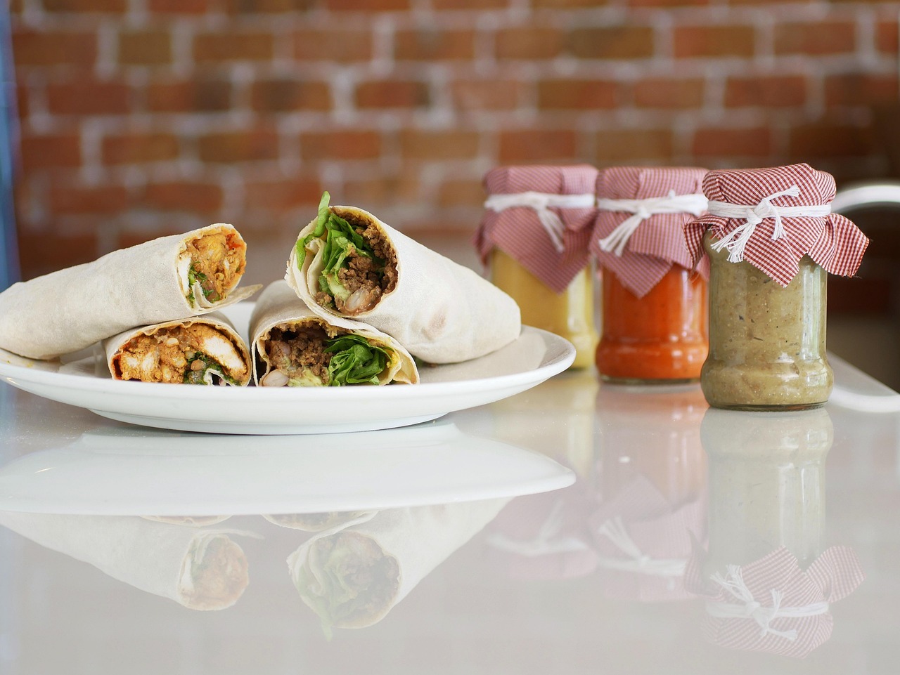Stock photo: vegan burrito